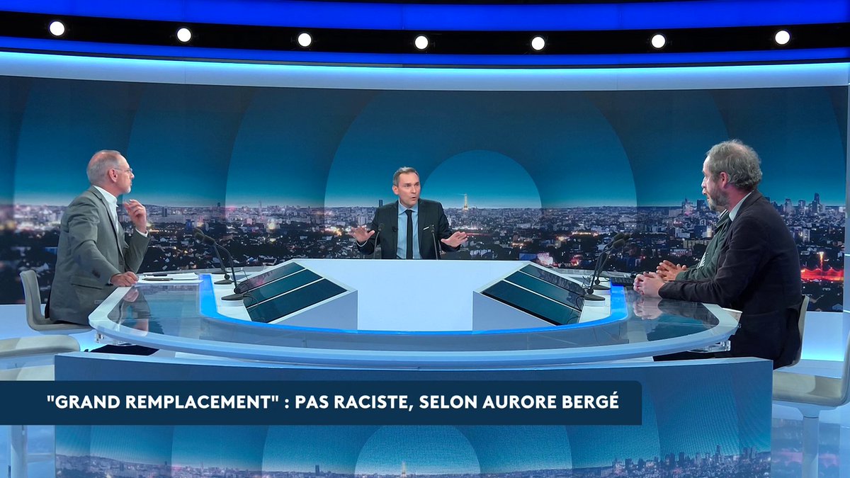 🔴 🗣️ Théorie du "grand remplacement" : un débat interdit, interroge Loïc de La Mornais. "On a le droit d'en parler, c'est l'enveloppe qu'on appose dessus qui pose problème", considère le constitutionnaliste John-Christopher Rolland. #SurLeTerrain #canal16