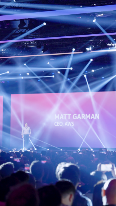 AWS senior leaders take the stage across the week, sharing the launches and strategic direction that shape what organizations build next. The conversations those sessions spark become the architecture decisions you're making by the end of the week.