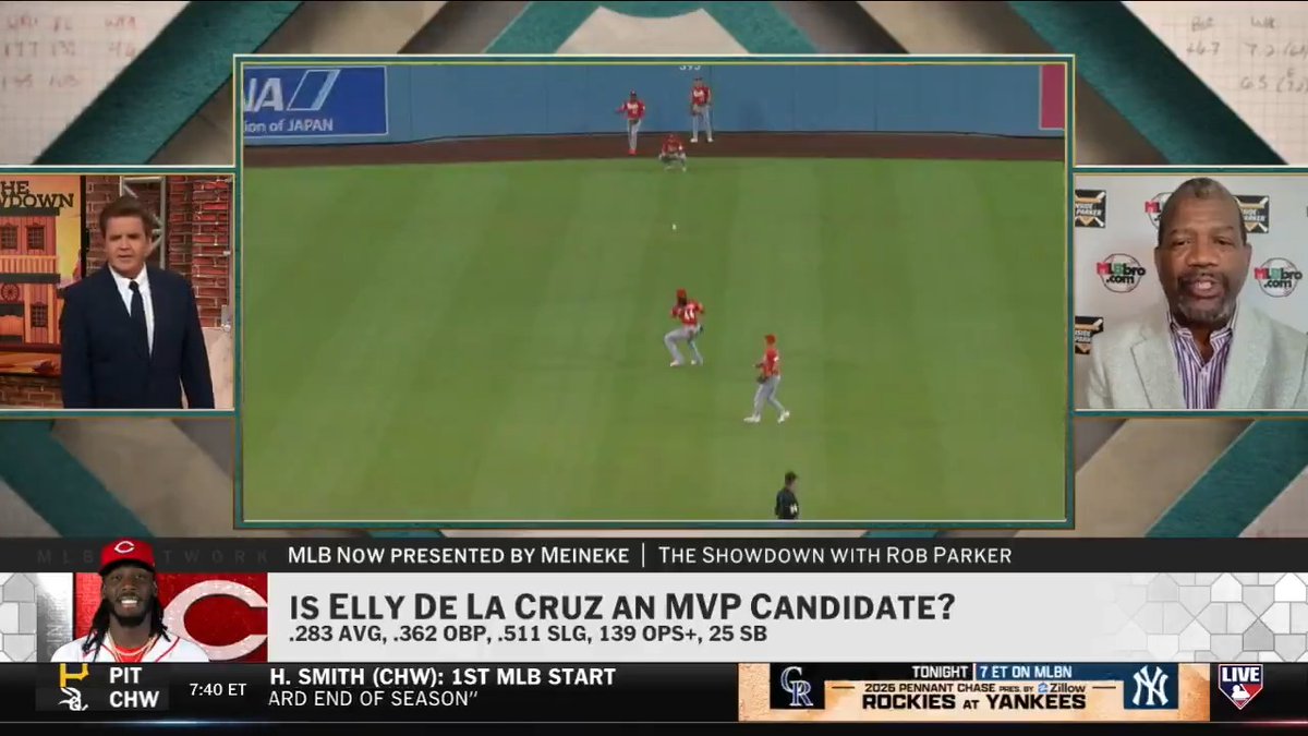 Is Elly De La Cruz an MVP candidate? BK and robparkerMLBbro share their thoughts on the #MLBNowShowdown.