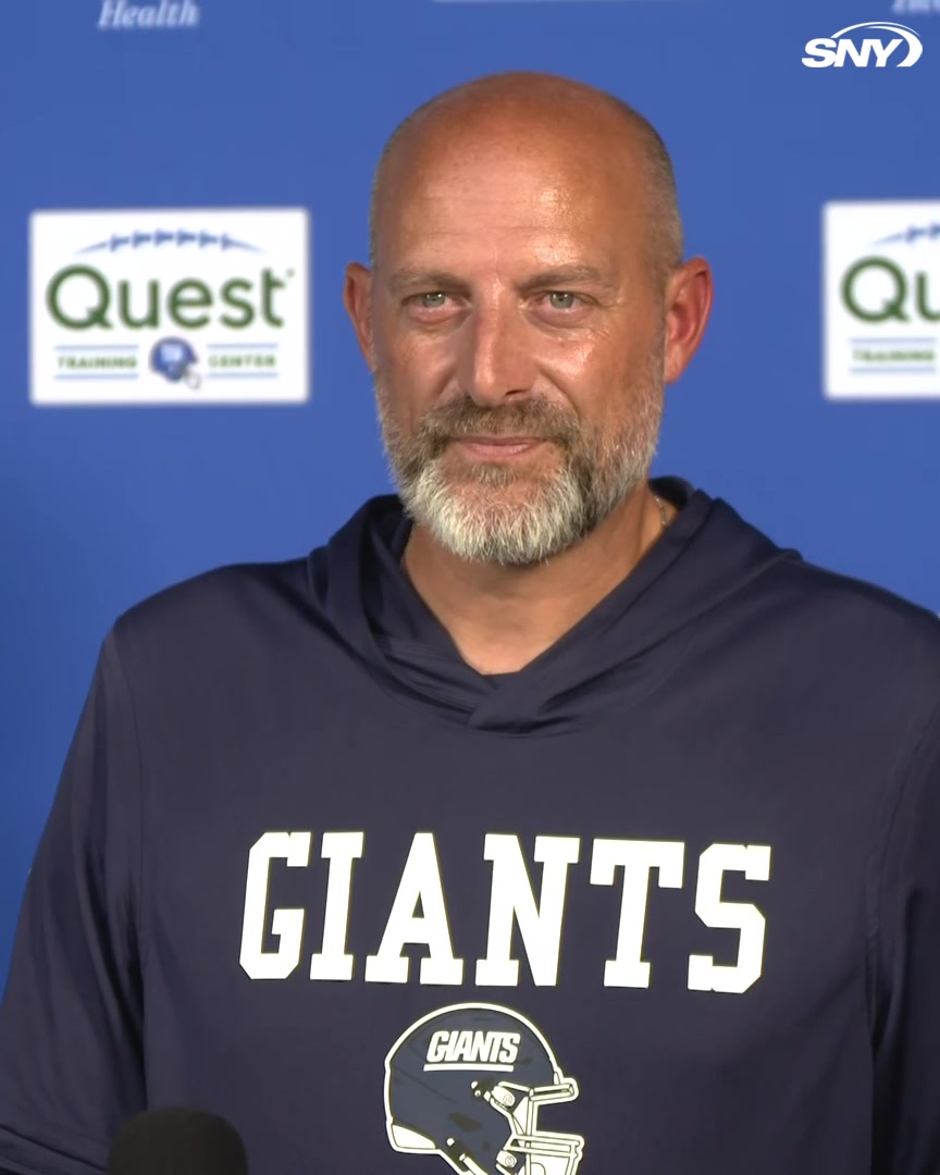 "It's like having two wide receivers out there when he's out there." Matt Nagy on Malik Nabers: