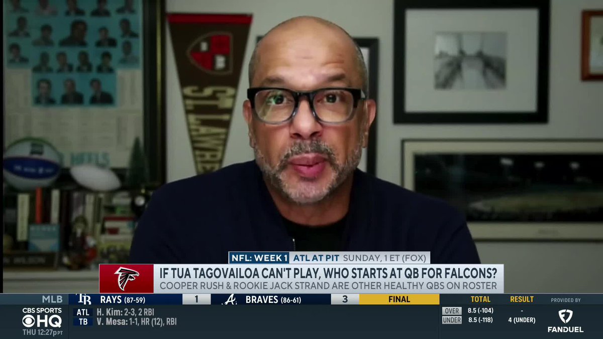 Does Cooper Rush give the Falcons a worse chance to win than Tua Tagovailoa? 🤔 ryan wilson