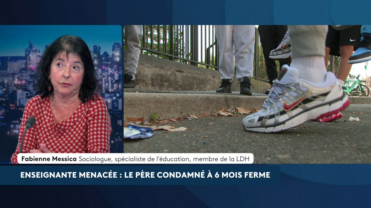 🔴 🗣️ Un père condamné pour avoir menacé de mort une enseignante : "L'école est un lieu de souffrance" pour "les enseignants", "les enfants" et "les parents", déplore la sociologue Fabienne Messica. Loïc de La Mornais #SurLeTerrain #canal16