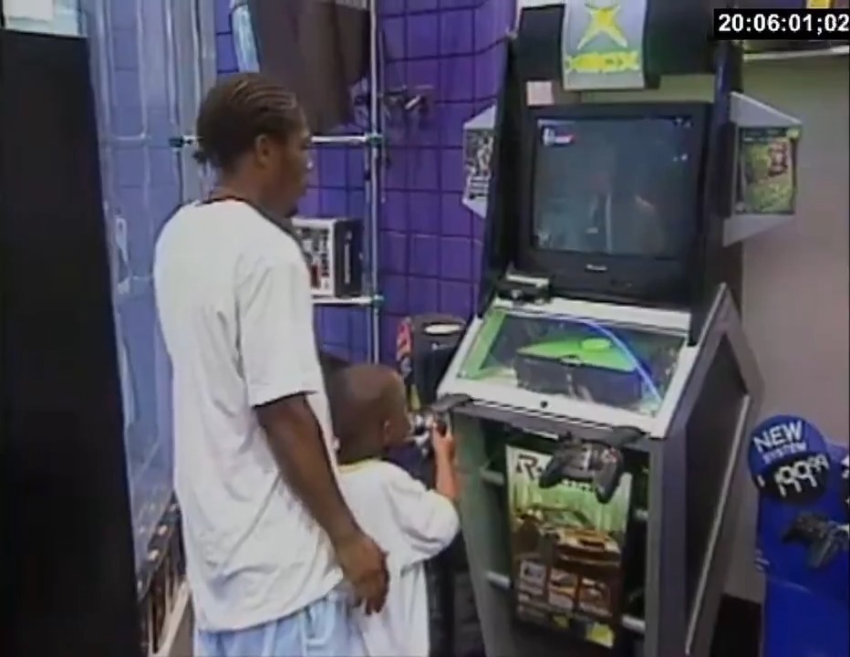 Shopping for video games at the mall (2002)