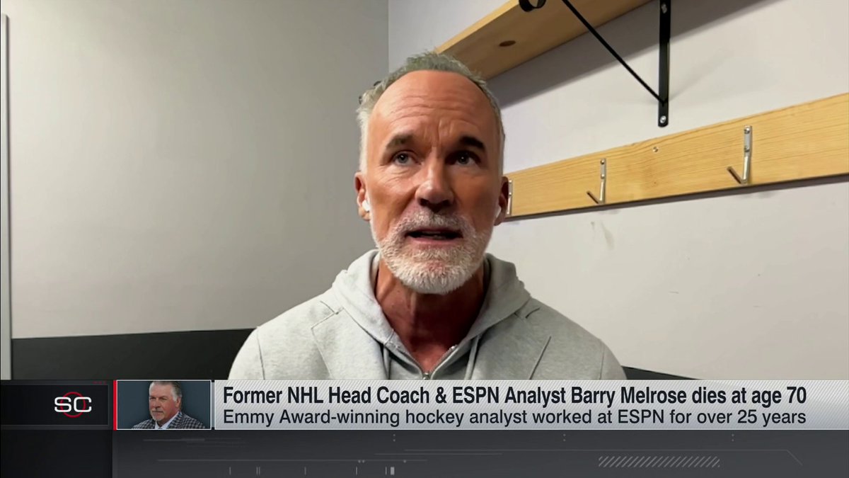"Everyone was the same to Barry. Even if you couldn't do anything for him, he treated you like gold. ... We were his family. He loved ESPN more than anybody has loved ESPN." BucciOT.Com pays tribute to former NHL head coach and ESPN analyst Barry Melrose ❤️