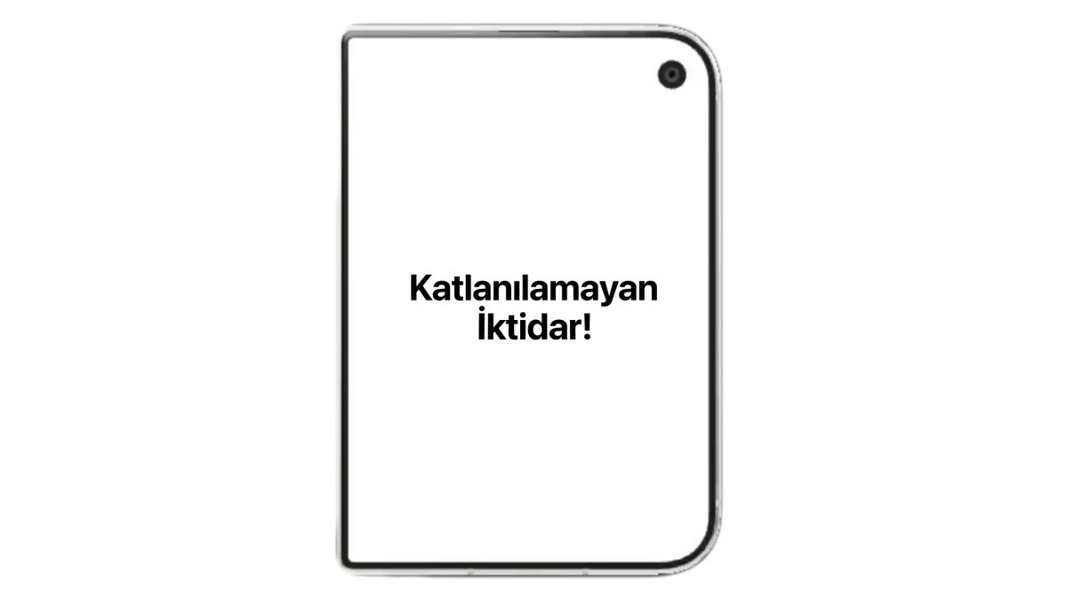İki ekran, aynı Türkiye! Katlanabilen telefon, Katlanılamayan iktidar!