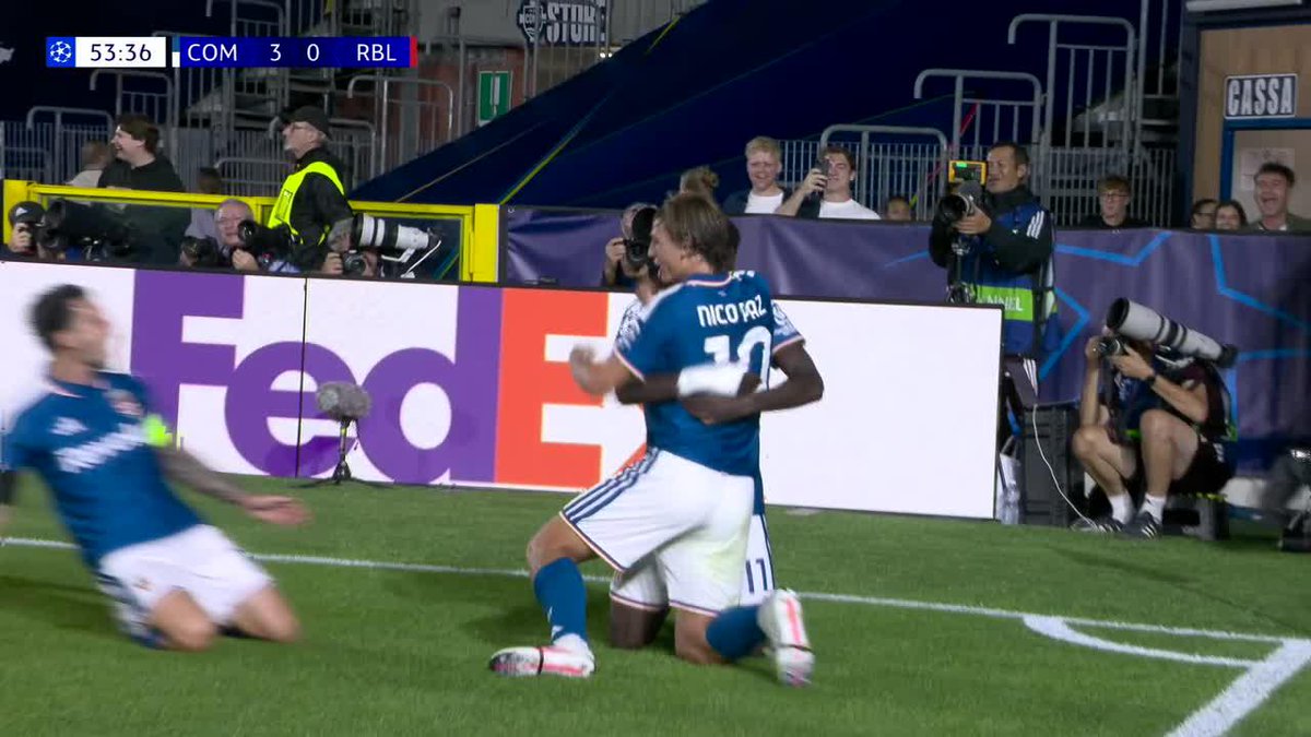 🪄🇦🇷 ASISTENCIA DE NICO PAZ Y COMO YA GOLEA 3-0 AL LEIPZIG DE DEMICHELIS.