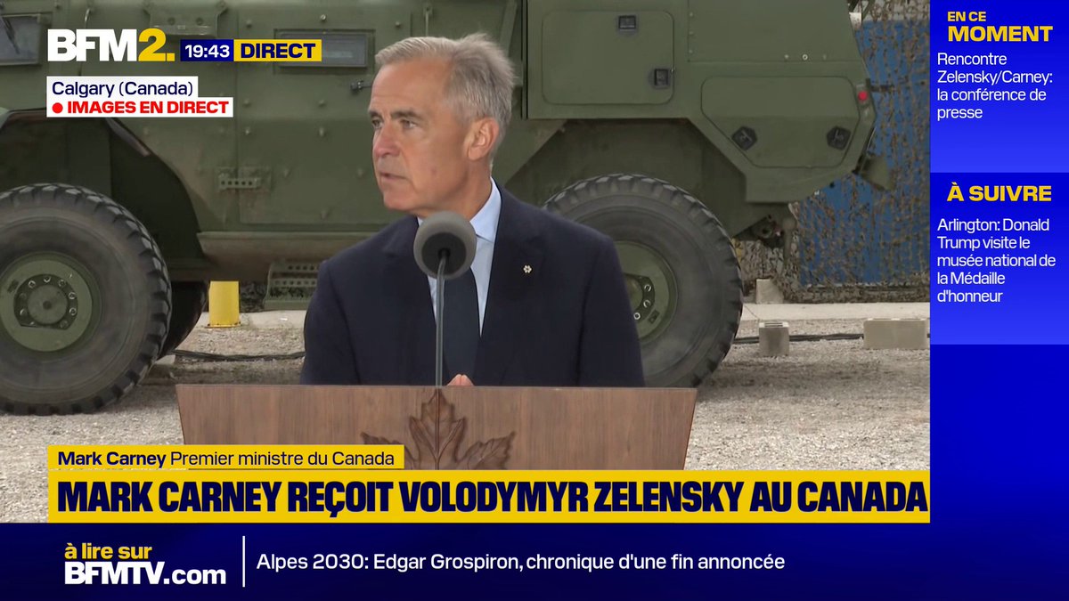Guerre en Ukraine: "Nous savons qu'il ne faut jamais faire confiance à Poutine", déclare le Premier ministre canadien Mark Carney #BFM2