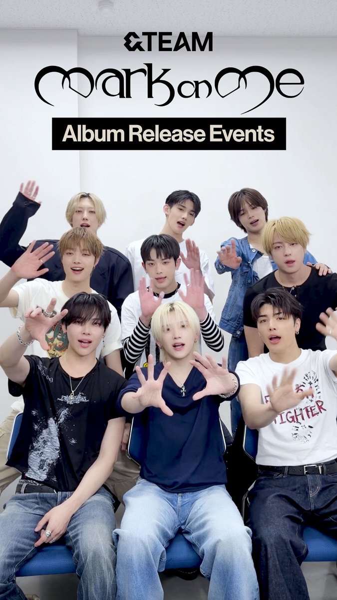 Someone check on LUNร ๐ Join the pack at an &TEAM 'Mark on Me' Album Release Event to celebrate their 2nd KR EP! PRE-ORDER 'Mark on Me' NOW โฌ๏ธ ๐ *All qualifying U.S. sales count toward Billboard Charts &TEAM OFFICIAL #andTEAM #์คํ #MarkonMe #andTEAM_MarkonMe #hello82
