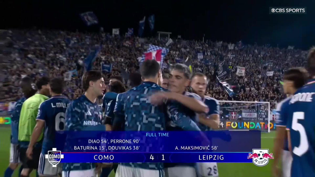 One match, one win 😤 What a #UCL debut for Como 🇮🇹
