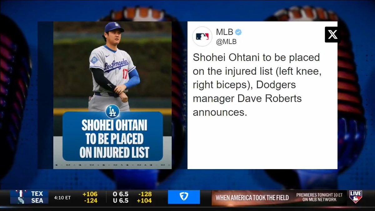 "This is the right thing to do..." The crew reacts to Shohei Ohtani being placed on the IL. Siera Santos | RyanDempster | Kevin Millar