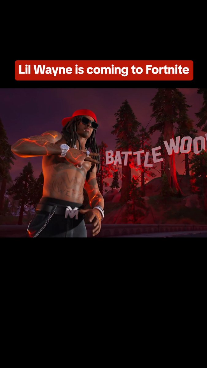 Lil Wayne is dropping into Fortnite on September 12!