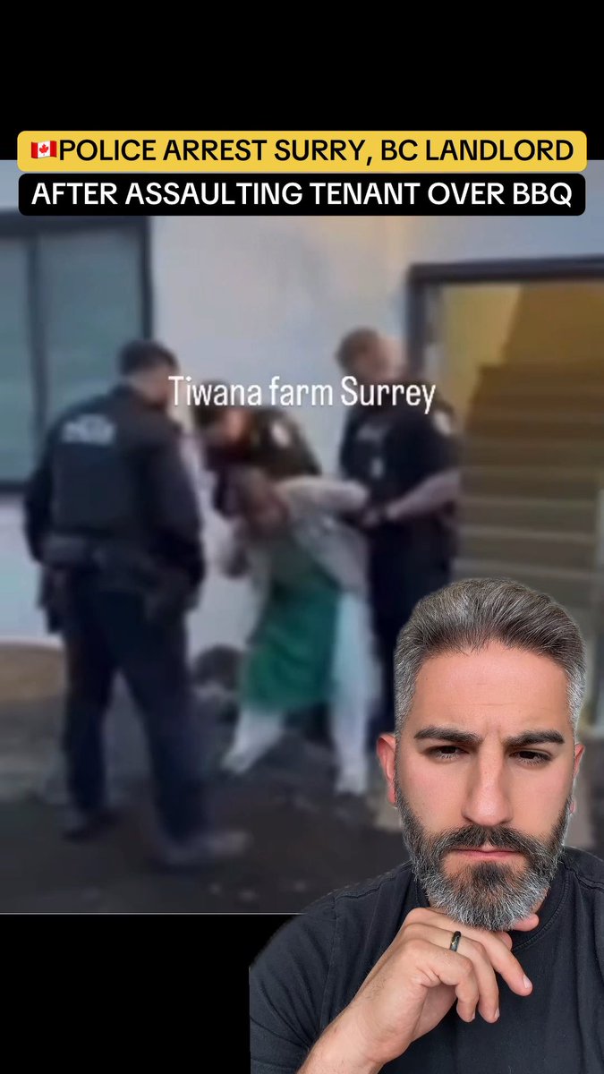 The Surrey landlord from Tiwana Farm has been arrested by the police. She was caught on video assaulting her tenant over various disputes including having a BBQ with a friend.