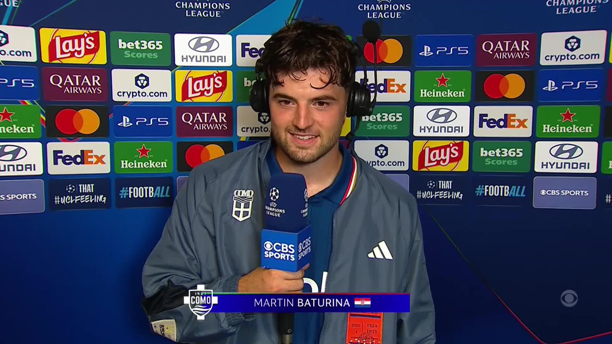 “We’re a young team, ambitious, and we’re becoming stronger and stronger.” Martin Baturina sums up this Como1907 side after they pull off their first-ever Champions League win ✨