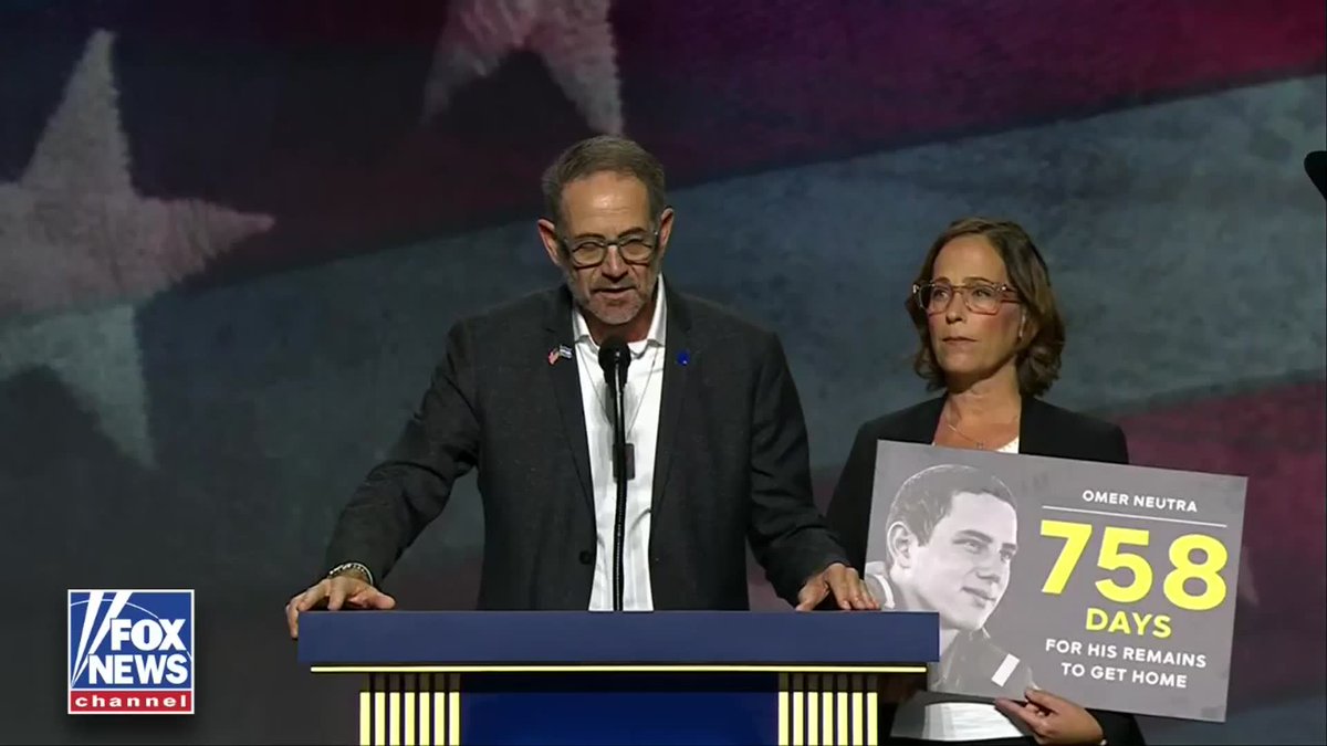 "President Trump kept his promise. All the hostages came home, the living and the deceased." The parents of Omer Neutra, the American-Israeli hostage killed by Hamas, speak at the RNC Midterm Convention in Dallas about the return of hostages taken during the Oct. 7 terrorist attack. "Bringing them home is only part of the mission," they said, calling for those responsible for Oct. 7 to "never again carry out such an attack."