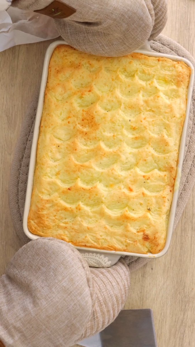 Pastel de Papa con Jamón y Queso, una alternativa deliciosa al clásico de carne 👌🏼