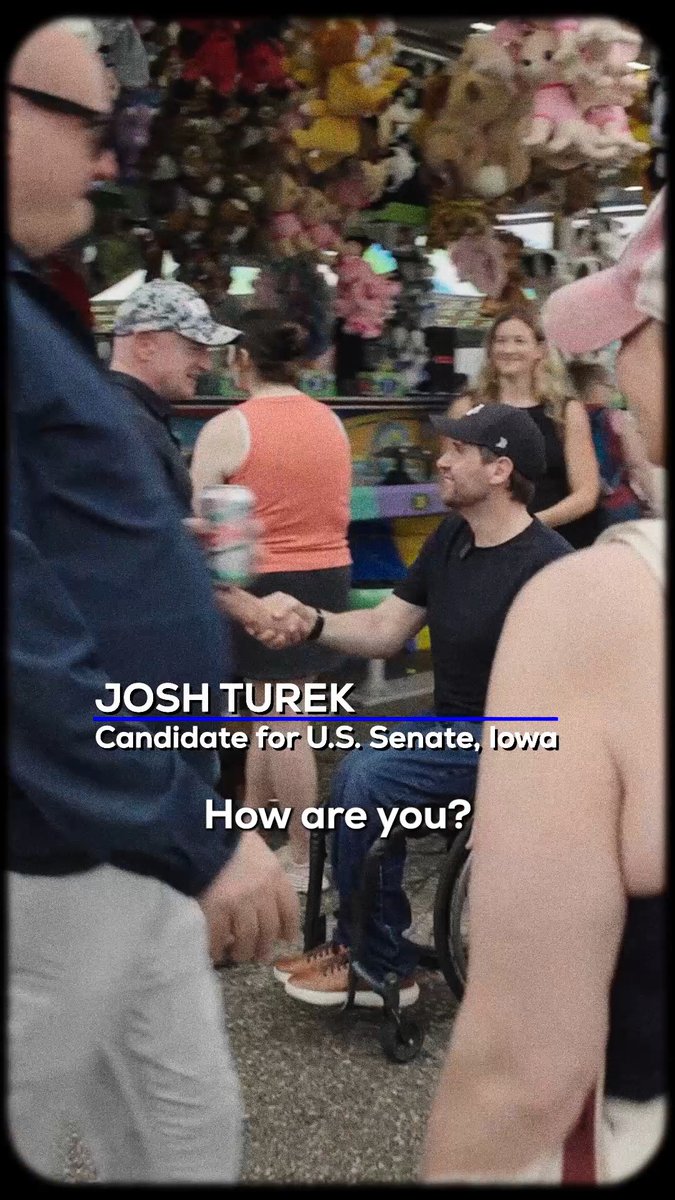 Spent some time at the Iowa State Fair with Josh Turek. Josh is a relentless champion for Iowa families. Let's get him to the Senate so he can keep fighting for them.