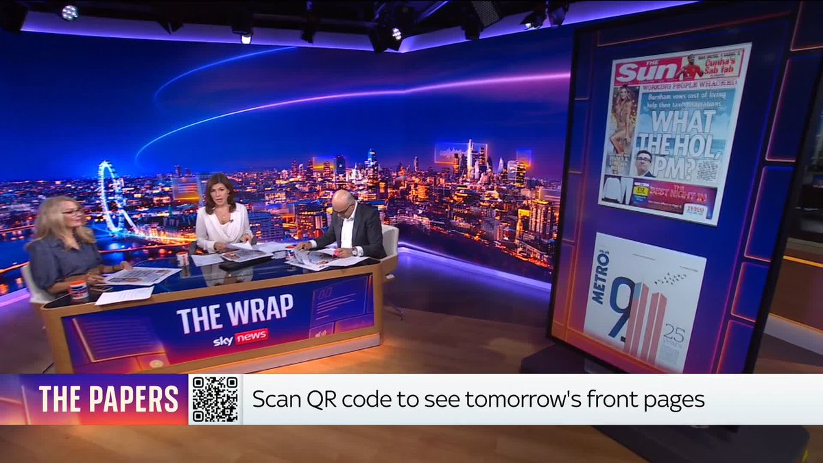 What's on Friday's front pages? 📰 Barbara Serra is joined by journalist and author @QueenChristina_ and broadcaster Ali Miraj for a first look at tomorrow's top stories. #PressPreview: 📺 Sky 501, Virgin 602, Freeview 233 and YouTube