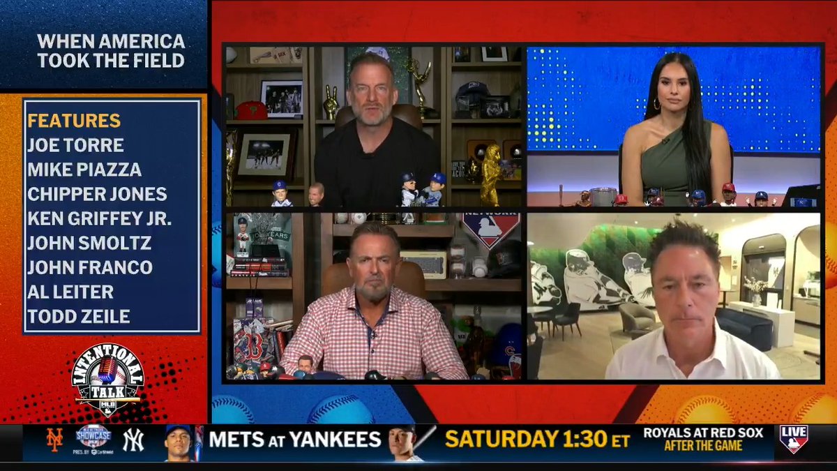 Todd Zeile discusses what went into producing tonight's MLB Network Special: "When America Took the Field", airing at 10pm ET on MLB Network. Siera Santos | Kevin Millar | RyanDempster