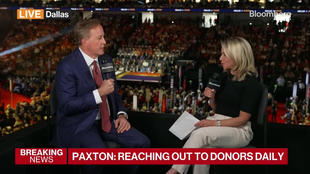 Texas Attorney General Ken Paxton responds to President Trump's comments directed at his appearance, saying "I thought it was kind of funny"