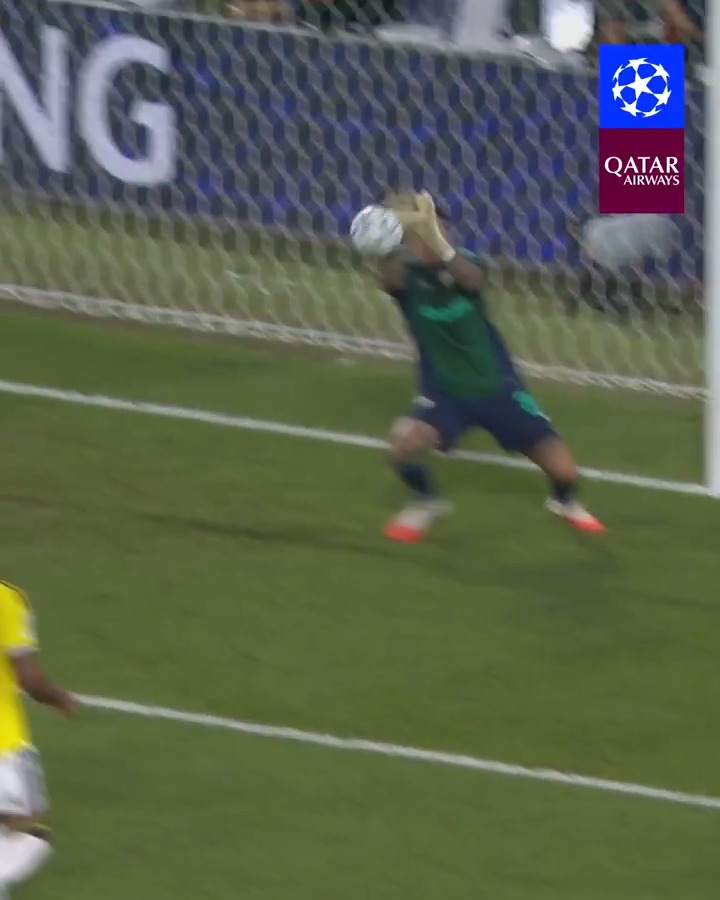 Instinctive reflexes from Ederson and Haikin ⚡⛔ @QatarAirways | #LetsFly
