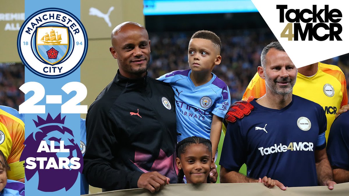 Vincent Kompany's #ManCity testimonial, #OnThisDay in 2019. 👑