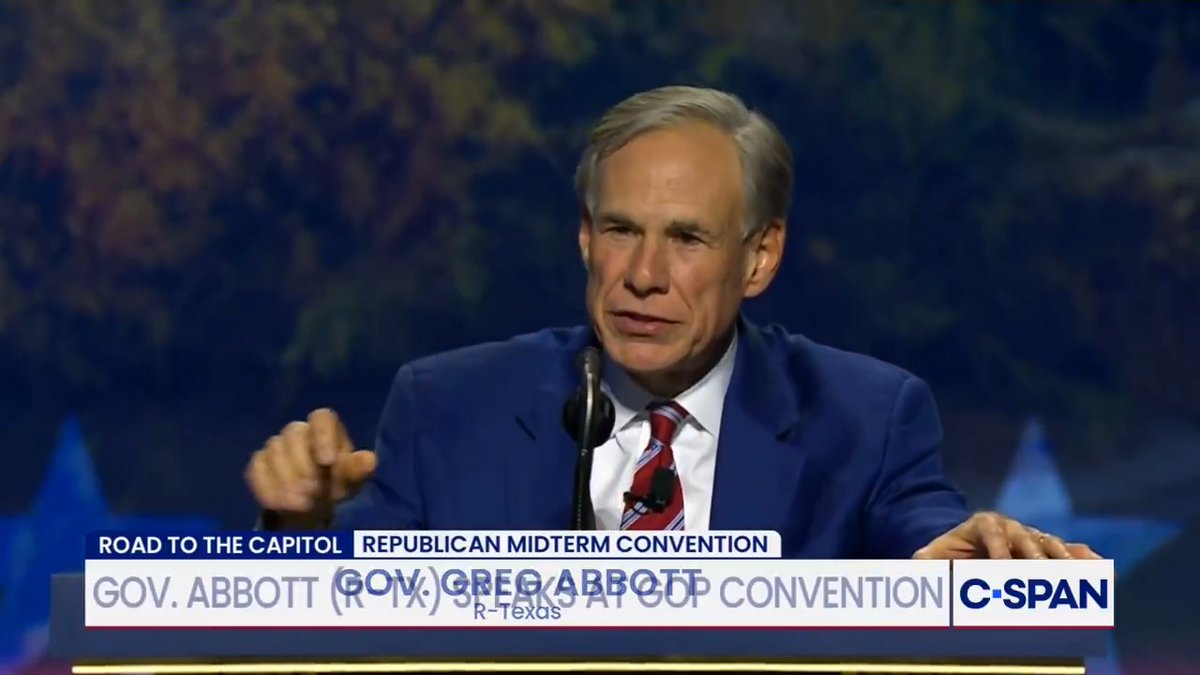 Governor Greg Abbott (R): "And we are not waiting on Washington, D.C., we will fully ban Sharia law in Texas."