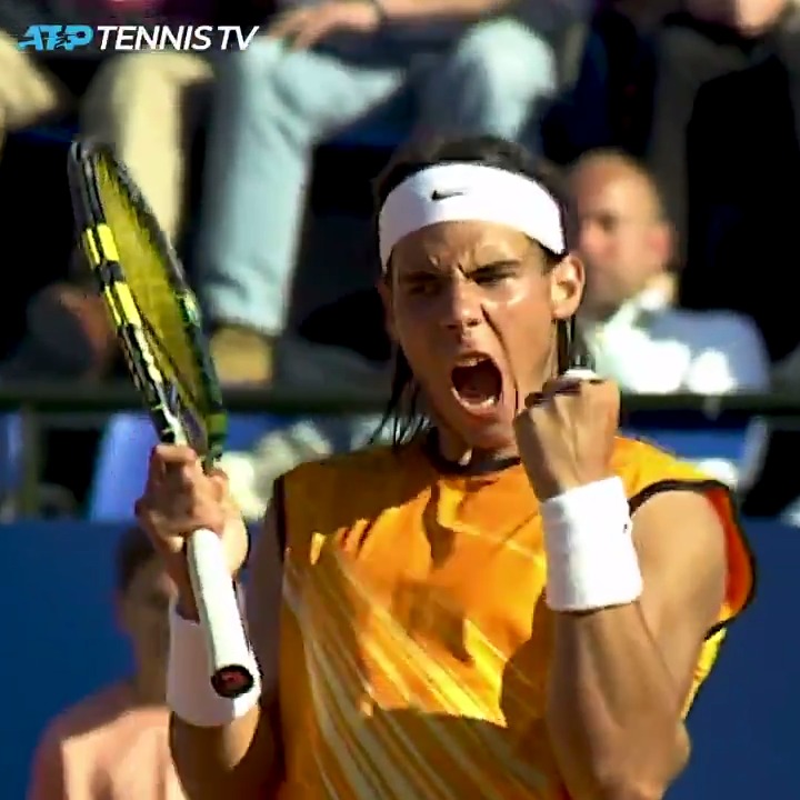 Rafa Nadal was already doing this at just 18 years old. 🤯🎾