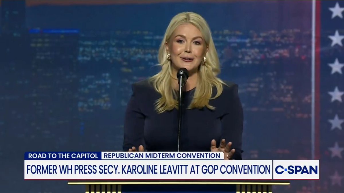 Former press secretary Karoline Leavitt remembers Charlie Kirk and encourages voters: "Vote like the lives of our children and their futures depend on it, because they do."