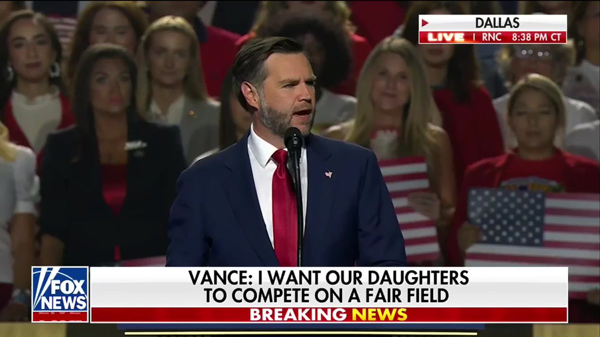 "I want our children to grow up in a country that doesn't roll its eyes at people who pray." Vice President JD Vance opens up about his faith, his hopes and dreams for his children and the future he wants for the country during his keynote address at the RNC Midterm Convention in Dallas. "This country itself was an answer to prayer 250 years ago."