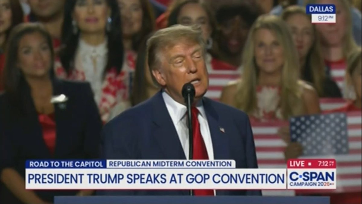 Trump: We're gonna have a good time listening to music because I'm tired of politics now