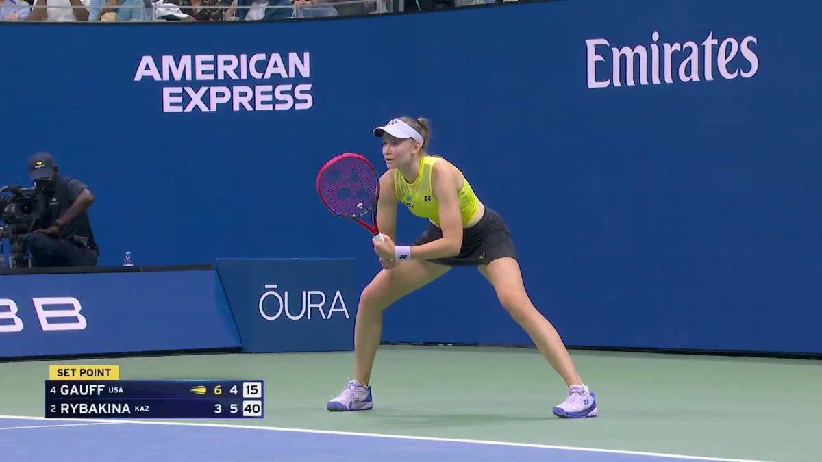 Headed to a decider! Elena Rybakina captures the second set 6-4.