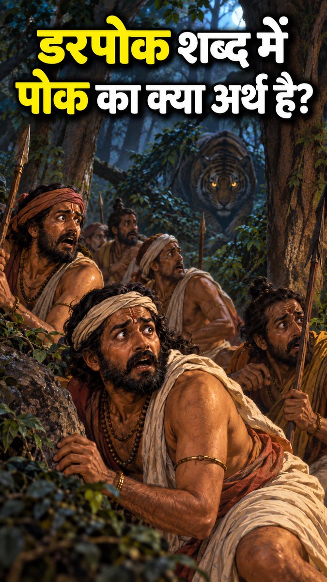 डरपोक शब्द में पोक का क्या अर्थ है? अच्छी हिन्दी में आज जानते हैं डरपोक शब्द और इसके कुछ सममूल पर्यायवाचियों को।