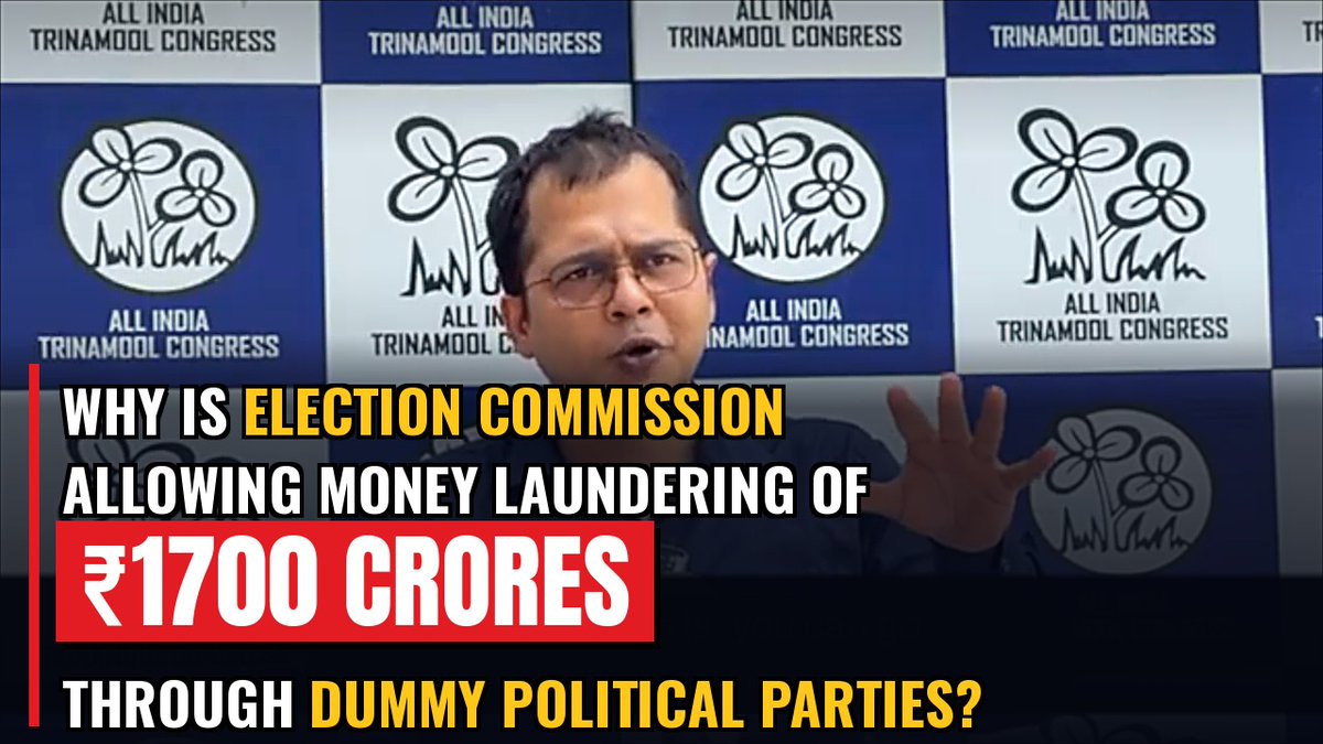 Election Commission allowing a brazen money laundering of ₹1700 crores through dummy political parties in Gujarat was EXPOSED by BBC. Is it because the BJP is involved? If yes, this is the crime of the century. ECI MUST come clean immediately and explain this mystery Watch 👇