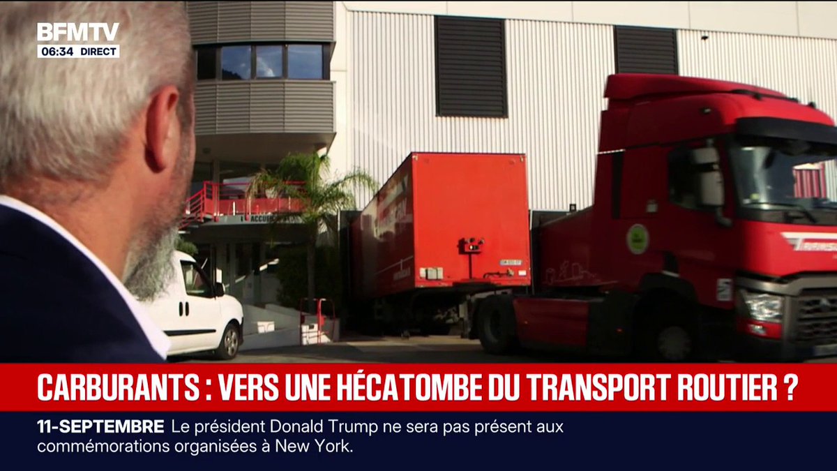 Hausse du prix du carburant: "C'est insoutenable", les transporteurs ne sont plus concernés par les aides du gouvernement
