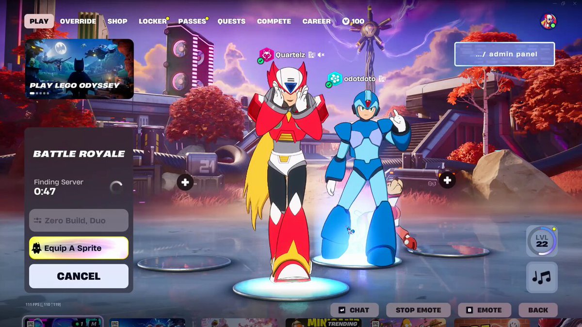 I fucking LOVE ZERO &amp; X from fortnite