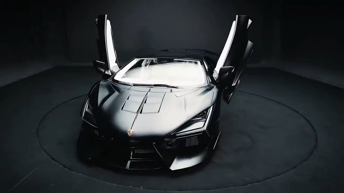 🚨Asake adds a Venuum Black customized Lamborghini Revuelto Voltoro V1 to the garage! 🥶