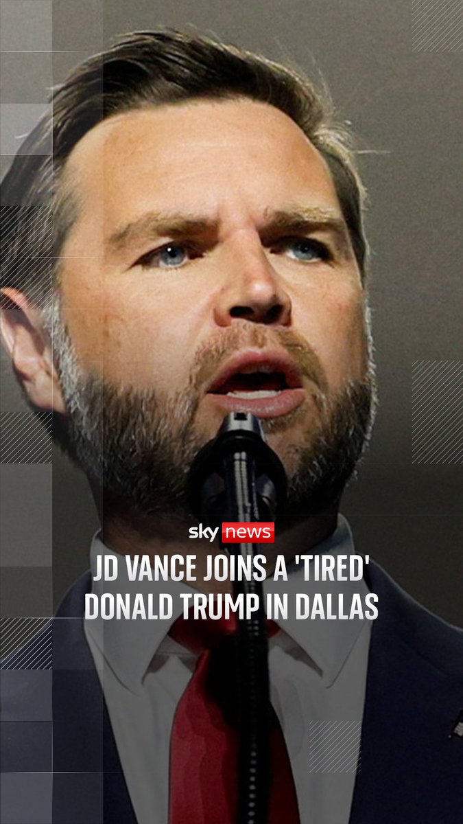 Donald Trump said he was 'tired of politics' and JD Vance's speech was interrupted by a protester. US correspondent Mark Stone highlights the key moments from the Republican midterm convention in Dallas overnight.