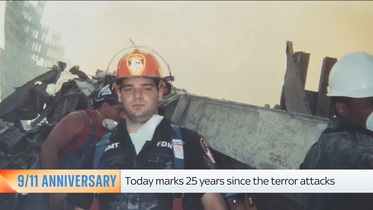 Warning: The clip contains details some people may find distressing 🗣️ 'I must have counted at least 10 people jumping.' A former paramedic for the NYC fire department recalls what happened during the 9/11 terror attacks, and the part he played rescuing people from the area.