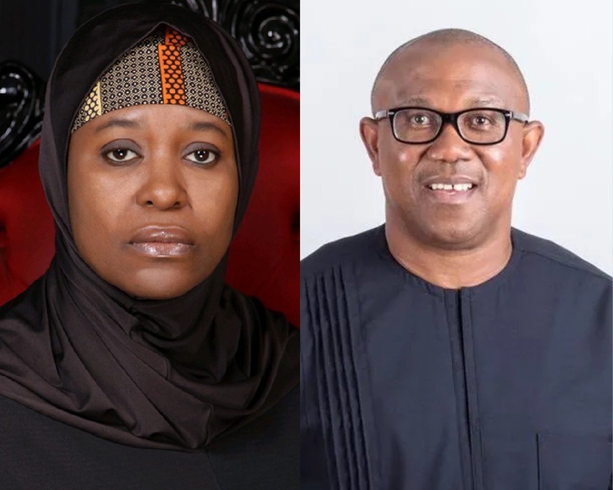 “There is no politician in Nigeria that is as courageous as Mr Peter Gregory Obi.” — Aisha Yesufu. #seunokinbaloye #politicstoday #channelstv
