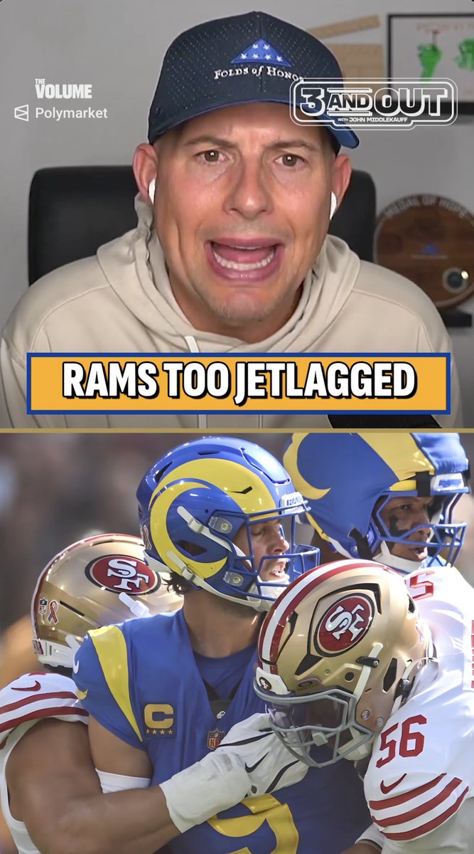 “I don’t give a s**t what [Sean McVay] says, it was a MISTAKE.”* John Middlekauff explains how Rams head coach Sean McVay’s travel strategy backfired in their 27-7 loss to 49ers in Australia.