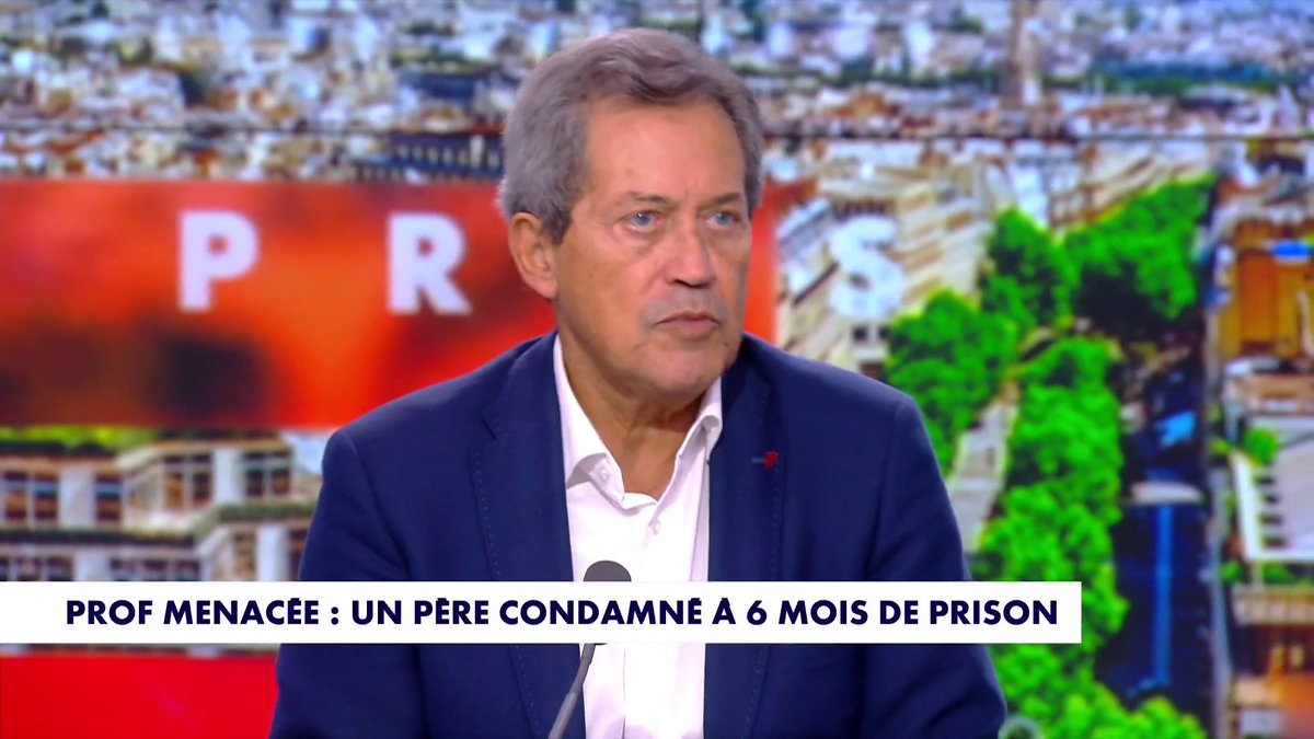 Georges Fenech sur le parent d'élève condamné à 6 mois de prison ferme après avoir menacé de mort une enseignante: «Il y a un choc carcéral, il faut le souligner», dans #HDpros Toute l'info est à retrouver sur
