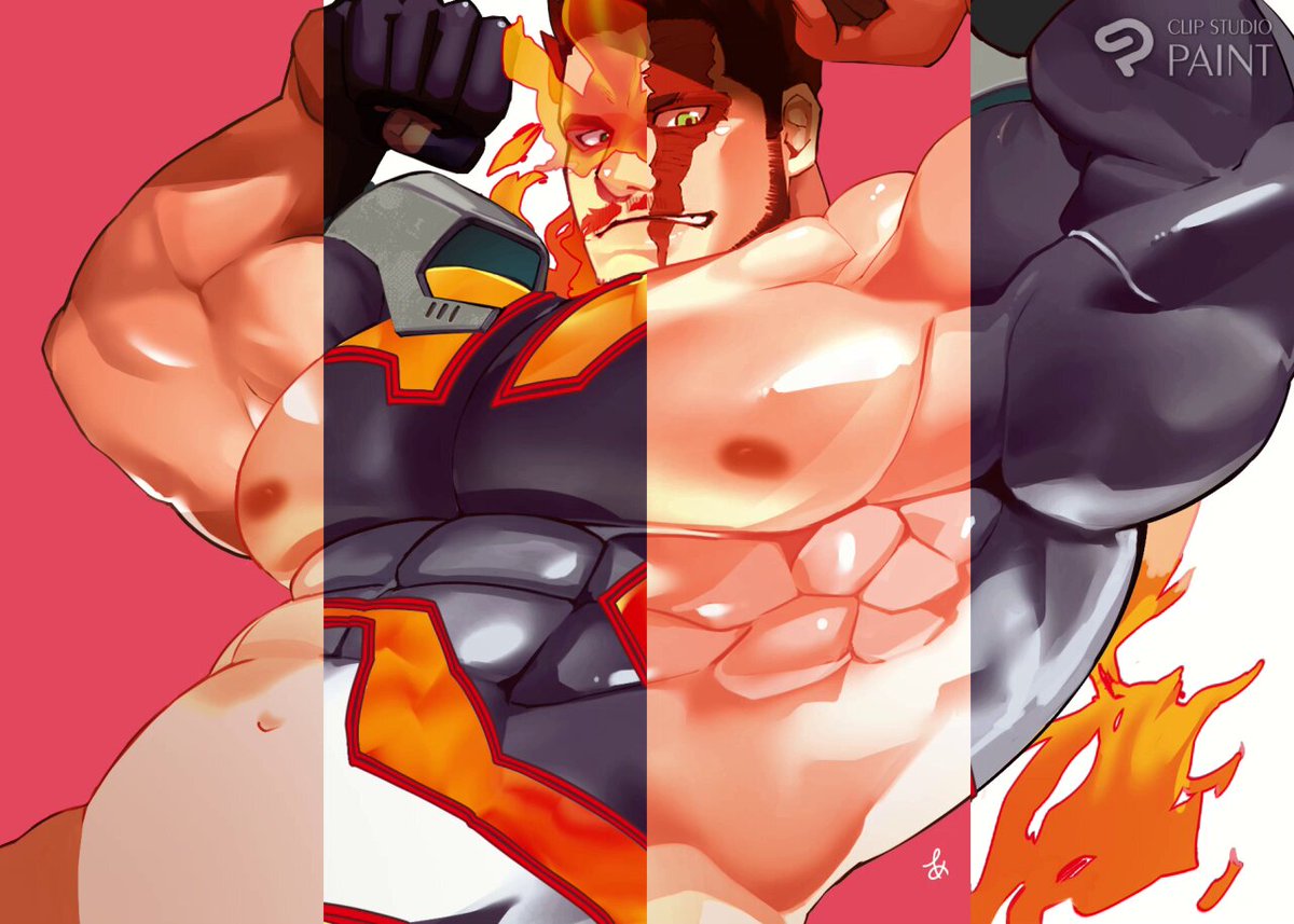 エンデヴァー time lapse #エンデヴァー #ヒロアカ
