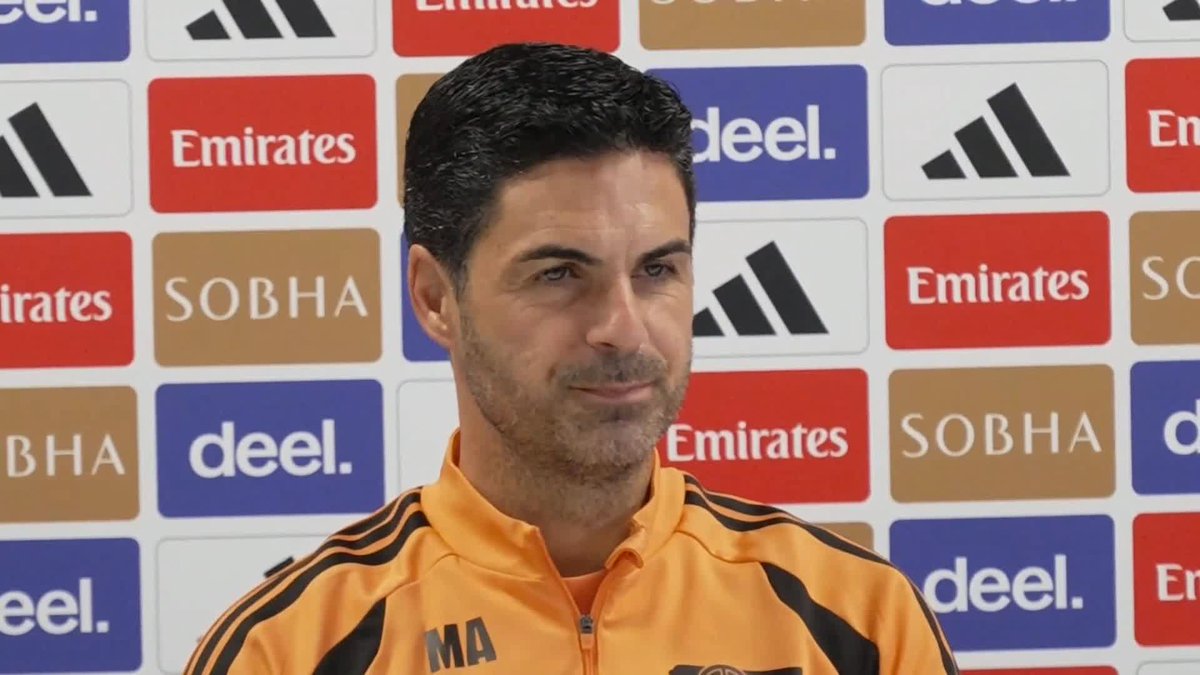 "I'm only interested in winning tomorrow night, that's the most important thing" Mikel Arteta is only focused on winning against Sunderland, even if the supercomputer has them as title favourites 🏆