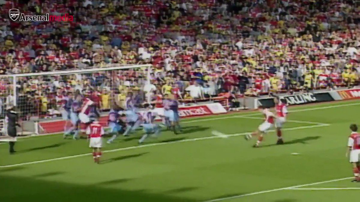 27 years ago today, Arsenal 3-1 Villa.