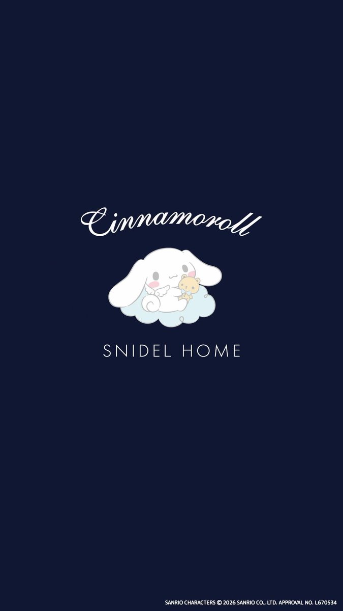 ＼本日発売！／ "CINNAMOROLL" COLLECTION 🌠💫 シナモンたちと一緒に、幸せな夢を見よう…♡ スペシャルな限定アイテムもご用意☁️ ▶ #SNIDELHOME #スナイデルホーム #シナモロール #川﨑桜