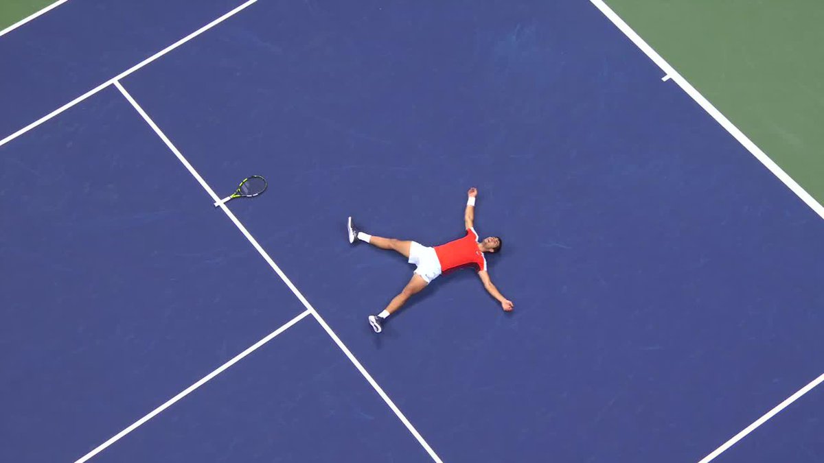 Four years ago today, Carlos Alcaraz won his first grand slam title at the US Open. 🥹