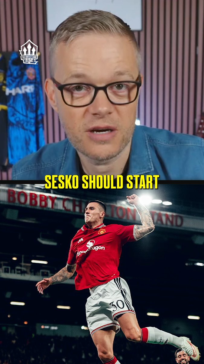 Should Carrick START Sesko or play a false 9 for the Manchester Derby? 👀🔴 Goldbridge BACKS the false 9! 🫢 #mufc
