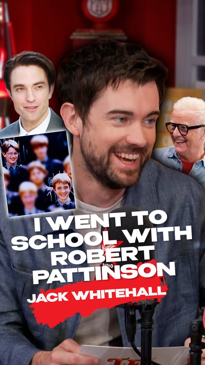 Jack Whitehall reveals what it was really like going to school with Robert Pattinson and the exact moment Rob proved him completely wrong! 🏫🎬