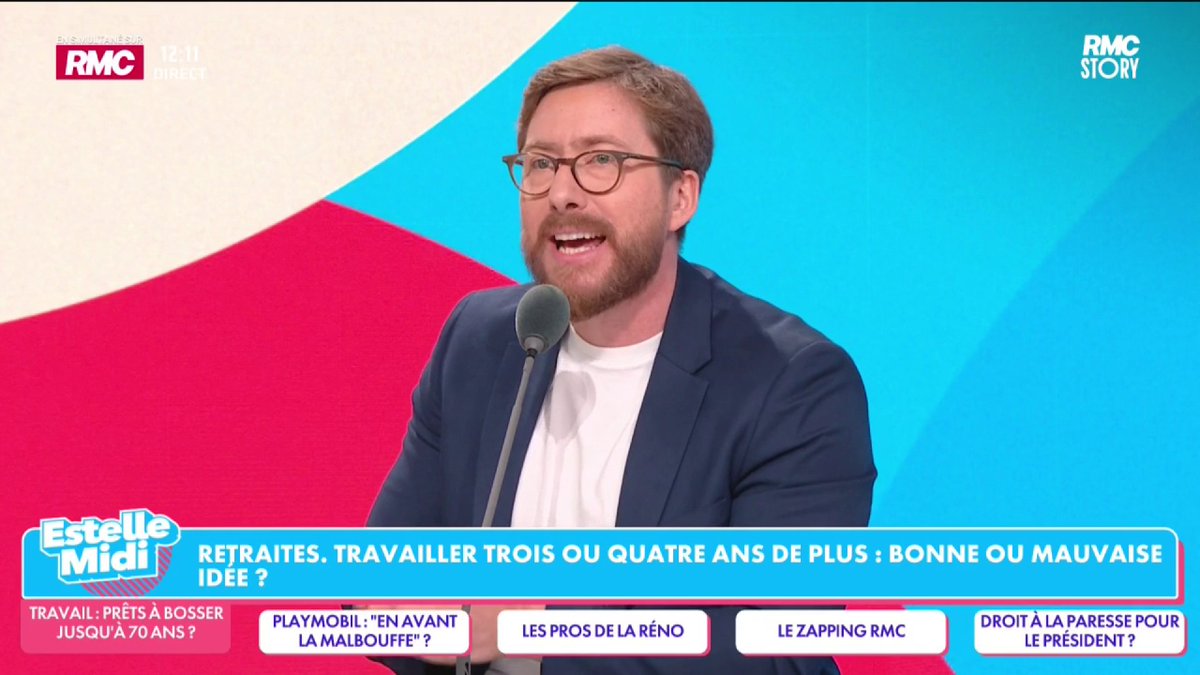 💶 Retraites : travailler 3 ou 4 ans de plus 🎙️ Pierre Rondeau : "Tout le monde va devoir payer et évidemment il va falloir changer de modèle ! On est obligés de travailler plus, il n'y a pas assez d'actifs ! On vit au-dessus de nos moyens, on ne peut pas continuer comme ça !"