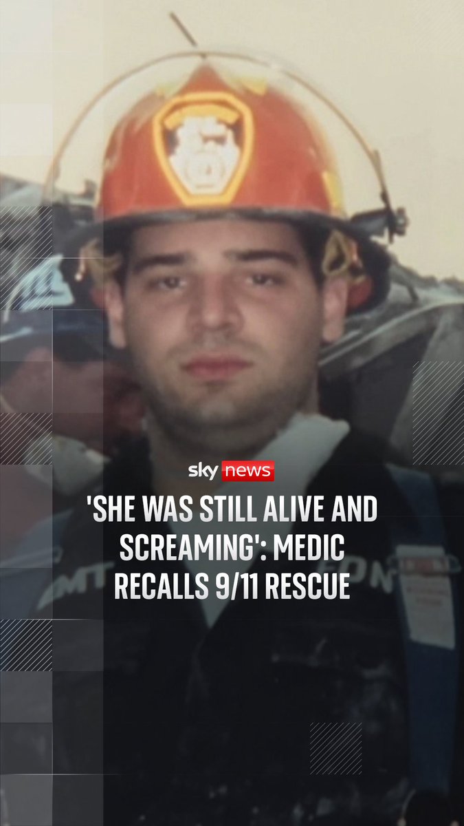 "I was just pointing up to the top of the building with my mouth wide open." A paramedic who rushed to the World Trade Center on 11 September has recalled the moment he stood "mouth wide open" as the first tower burned.